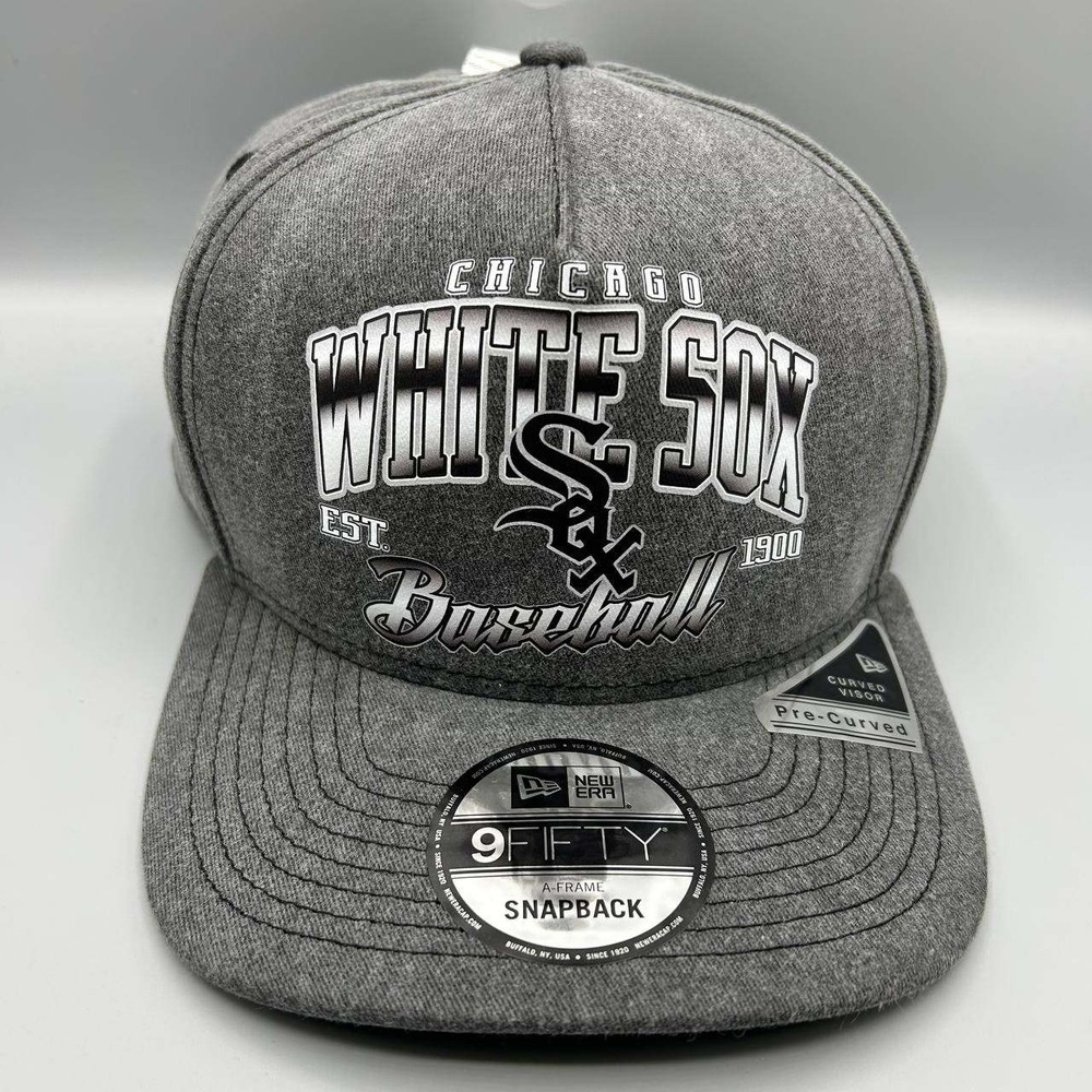 Chicago White Sox Hat Men MLB 9Fifty New‎ Era Snap Back Cap Cotton A-Frame New